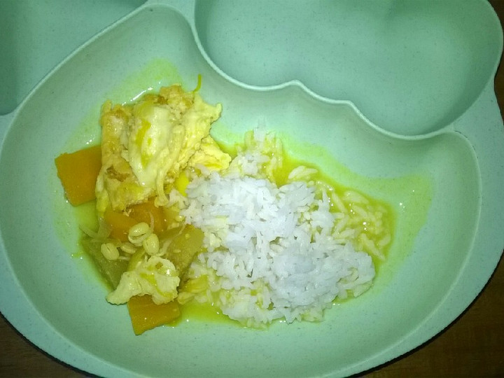 Resep Day. 212 Telor Ceplok Sayuran Kuah Santan (12 month+) yang Enak Banget