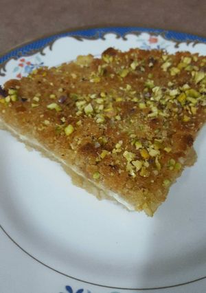 صورة لوصفة الكنافة الكذابة