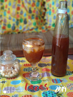 Foto resep Es Jamu kunyit asem jahe ala Laras