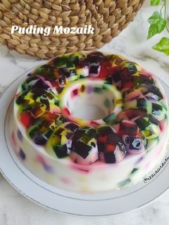 Foto resep Puding Mozaik