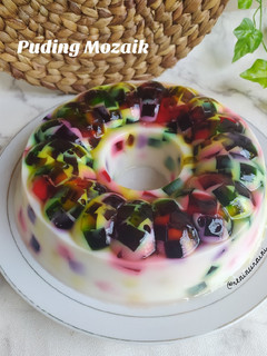 Foto resep Puding Mozaik