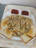 White sauce cheesy macaroni pasta