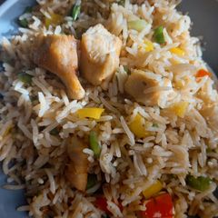 A picture of Simple Fried basmatic rice.