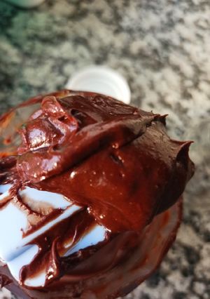 Una foto de PseudoGanache Vegano saludable
