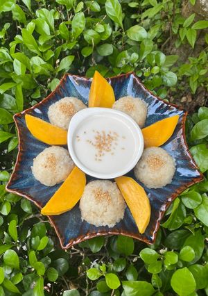 Hình của món Xôi xoài.