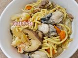 海鮮炒麵＆冬瓜蛤蜊湯