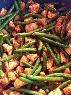 A picture of Gai Pad Prik Gaeng (Pad Prik King).