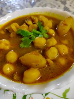 কাবলী চানার কারি (Kabli Chana Kari recipe in Bengali) রেসিপির প্রধান ছবি