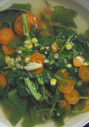 Foto resep Sayur bayam#BikinRamadhanBerkesan