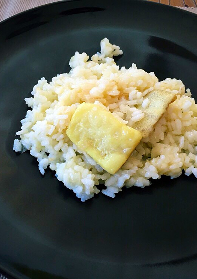 Una foto de Arroz con bacalao