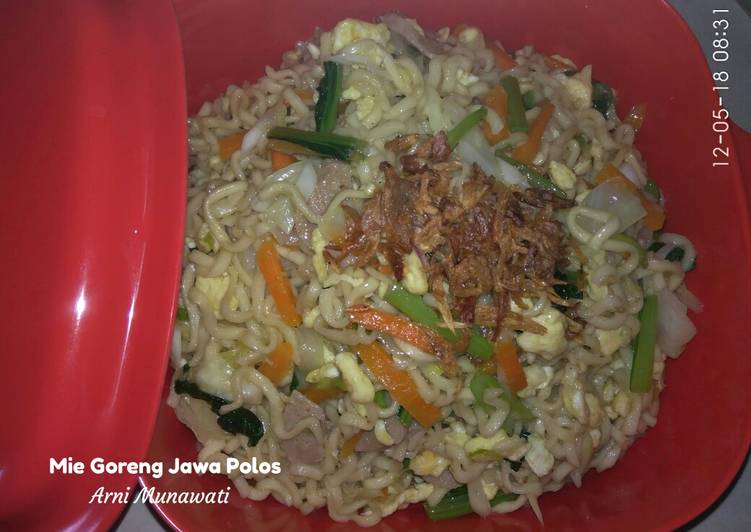 Resep 09. Mie Goreng Jawa Polos#SelasaBisa yang Sempurna