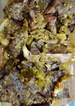 Foto resep Paru goreng sambal ijo