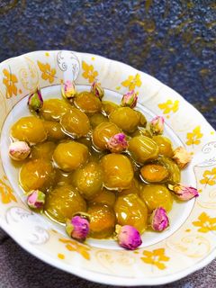 عکسی از دستور کمپوت گوجه سبز💚