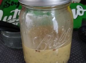 Una foto de Golden milk chía pudding