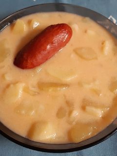 Krumplifőzelék recept fotója