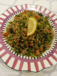 A picture of Tabbouleh salad.