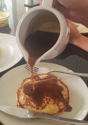 Foto resep Brown sugar vanilla syrup (untuk pancake)