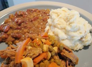 Una foto de Ropa vieja o Carne Mechada