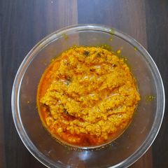 A picture of Raw turmeric sabzi.