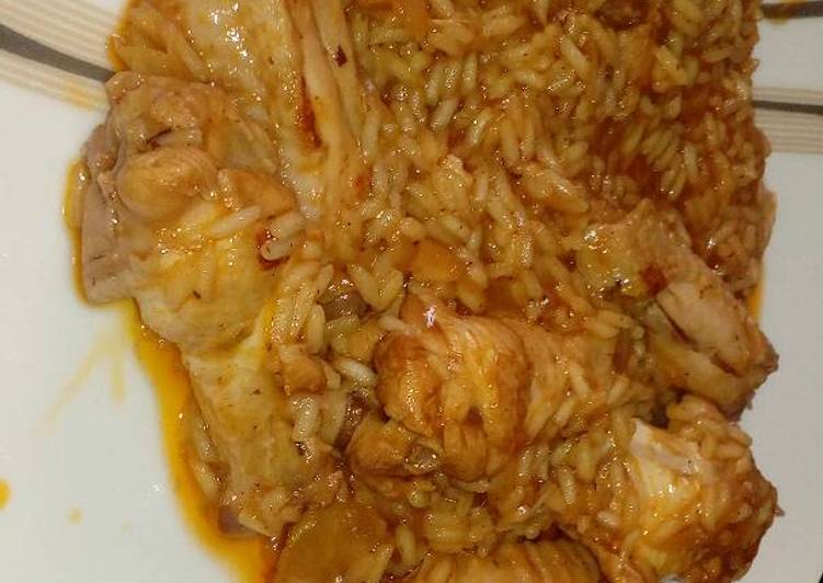 Pollo con arroz fácil y práctico