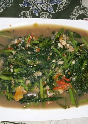 Foto resep Tumis kangkung terasi simple