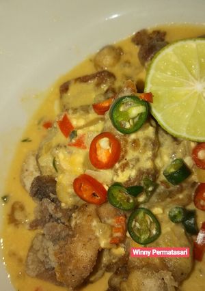 Foto resep Salted Egg Chicken ala Eatlah