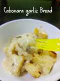 Cabonara garlic bread