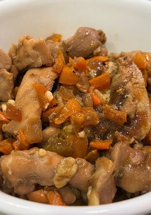 Una foto de Pollo con salsa teriyaki