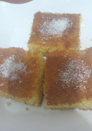 صورة لوصفة بسبوسة اقتصادية ❤😍