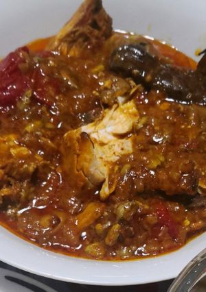 عکسی از دستور غوره مسما با مرغ