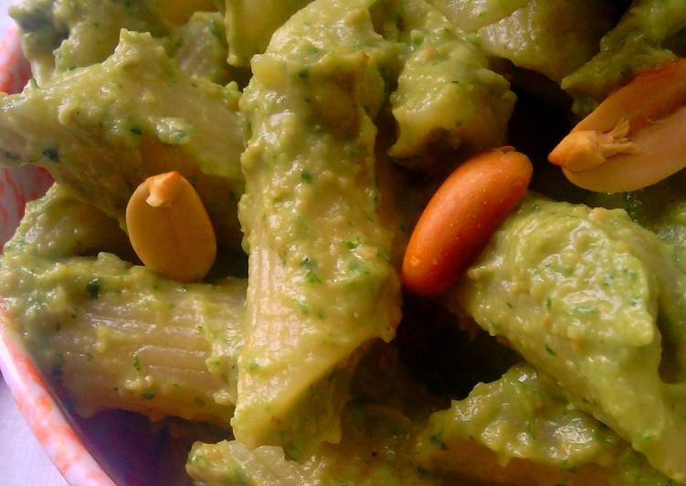 Step-by-Step Guide to Make Homemade Penne Pasta With Avocado Pesto