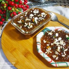 A picture of Sabudana Halwa.