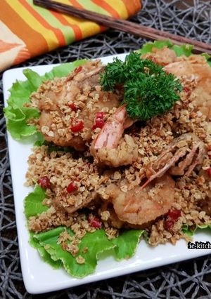 Foto resep Udang goreng oatmeal