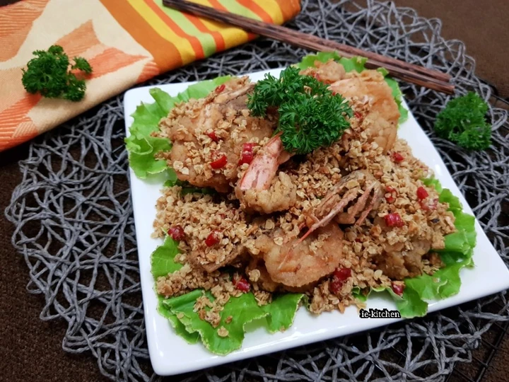 Langkah Mudah untuk Membikin Resep Udang goreng oatmeal yang Bisa Manjain Lidah Anti Ribet, Lezat