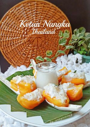 Foto resep Ketan Nangka Thai (Jackfruit Sticky Rice (metode 5.30.7)