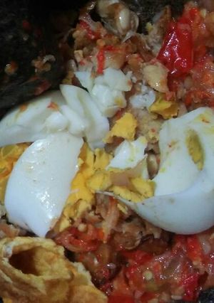 Foto resep Penyet telur tempe
