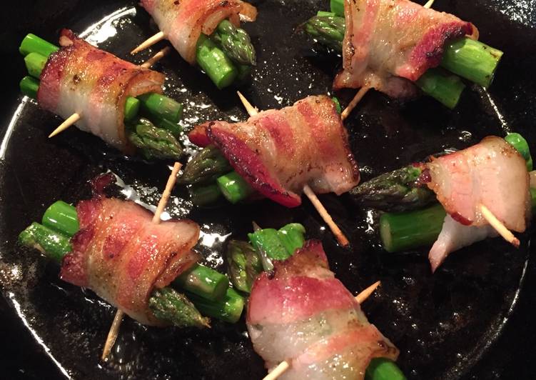 Recipe of Appetizing Bacon rolled asparagus