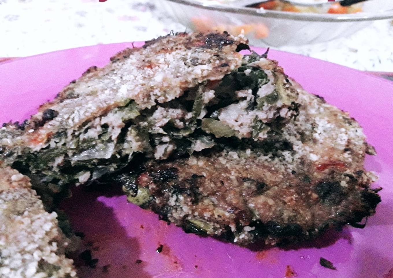 Hamburguesas de acelga y carne picada