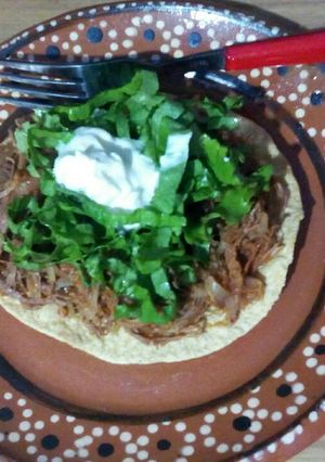 Una foto de Tinga de res
