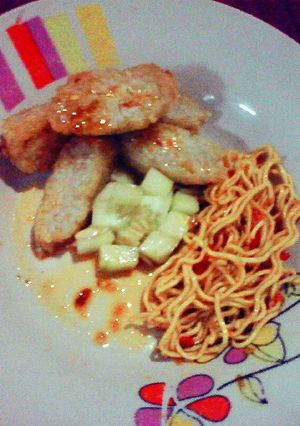 Foto resep Pempek Nasi 🍚Siram Kuah Cuko