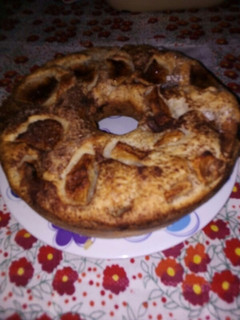 Una foto de Torta de manzana y canela