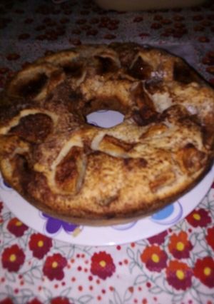 Una foto de Torta de manzana y canela