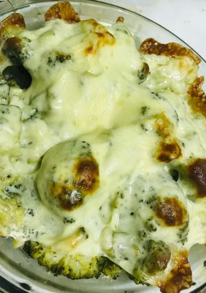 Una foto de Brócoli gratinado ligero 😝🥦