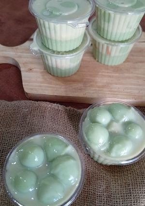 Foto resep Stup Pudding Matcha