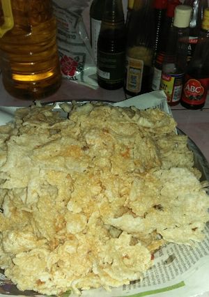 Foto resep Krupuk nasi gurih krupuk puli