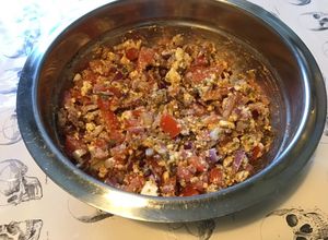 Une photo de Préparation / garniture pour pizza, bruschetta,pâtes.