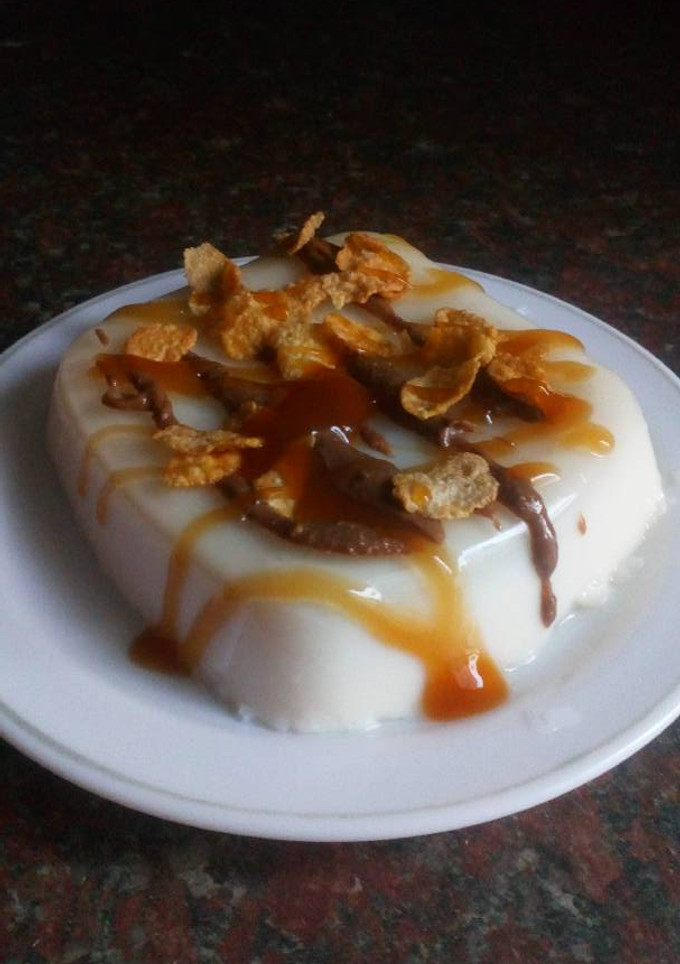 Una foto de Flan de claras