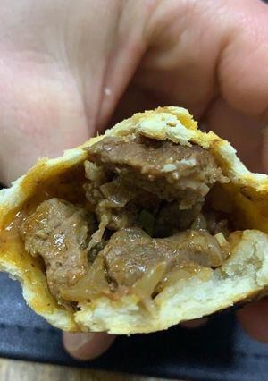 Una foto de Empanadas  AL HORNO de carne a cuchillo!
