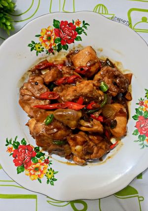 Foto resep Ayam Lada Hitam Simpel