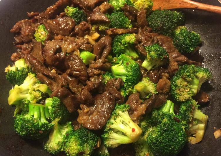 Recipe of Speedy Stirfry Beef &amp; Broccoli